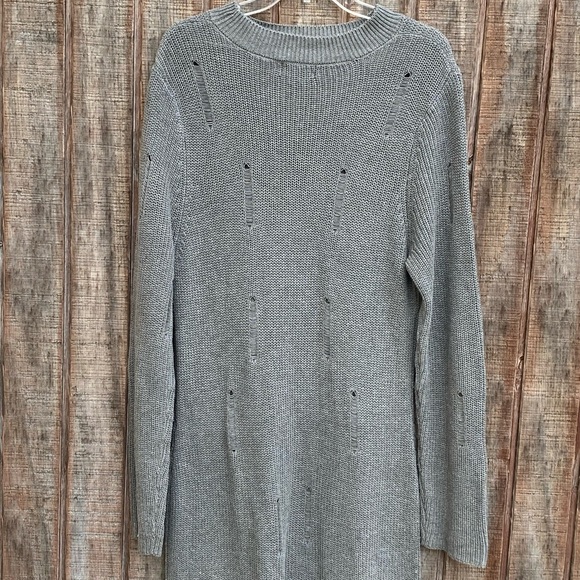 Modx knitted long sleeve distressed sweater dress - Picture 10 of 16